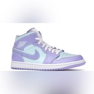 Jordan’s 1 Mid Purple Aqua